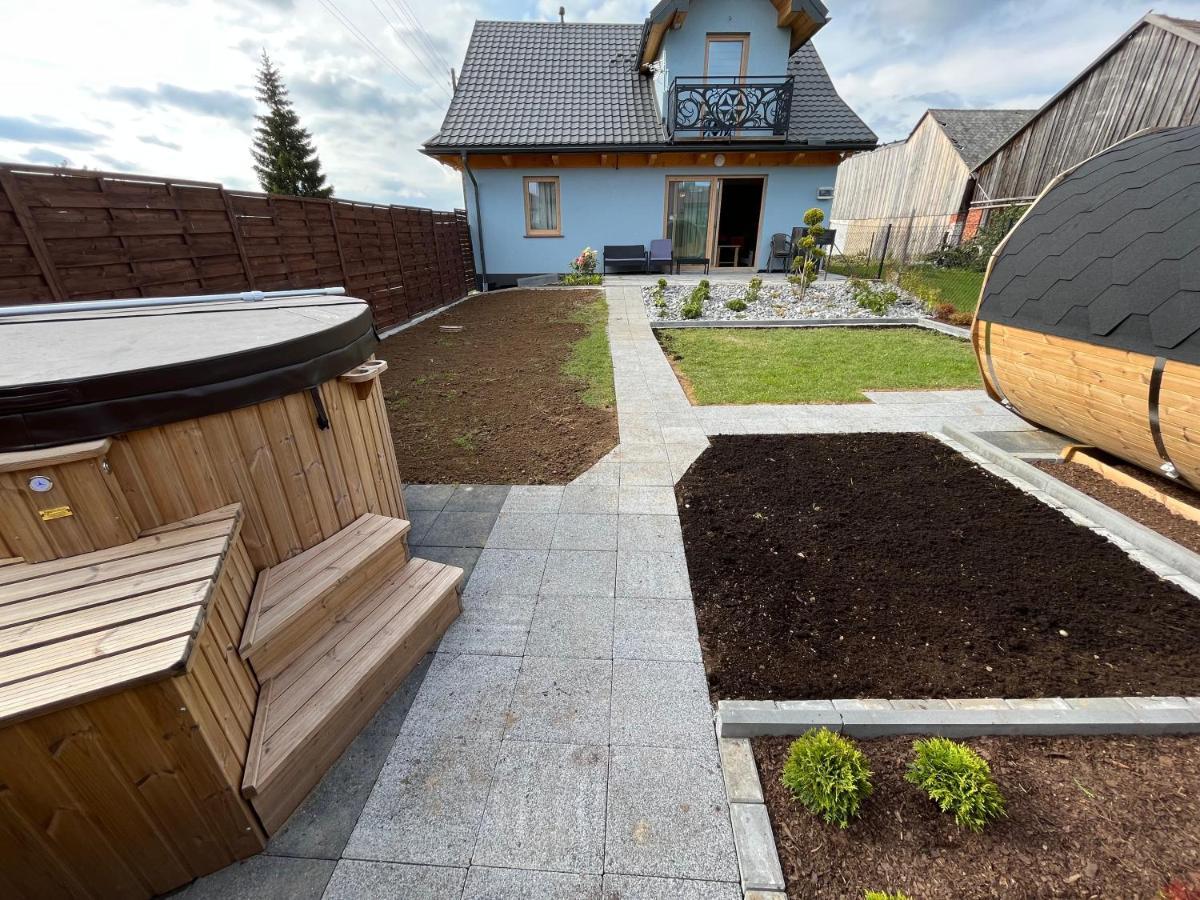 Osada Marcowa - Niebieski Domek Z Sauna & Jacuzzi Zakopane Dış mekan fotoğraf